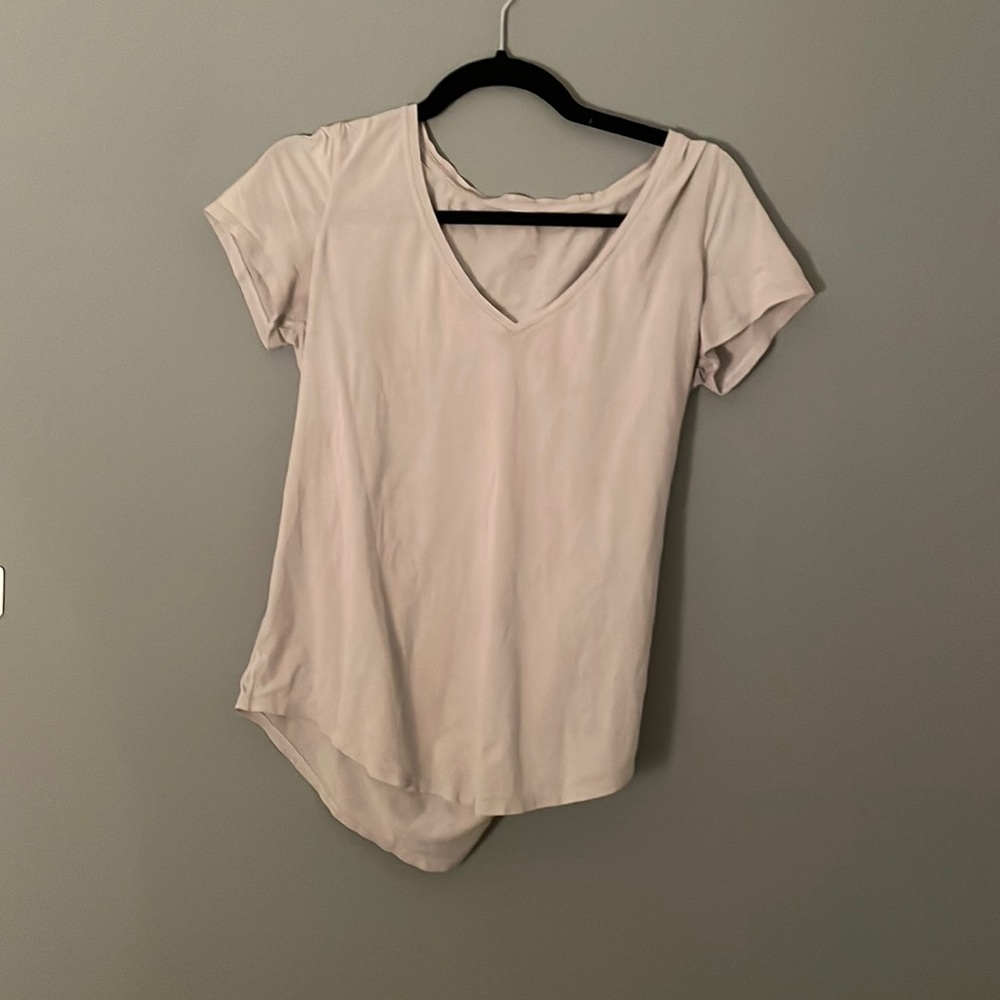 White lulu short sleeve t-shirt